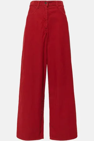 The Row Pantalones anchos Chan de pana de algodón