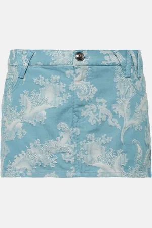 Vivienne Westwood Minifalda Foam de denim en jacquard