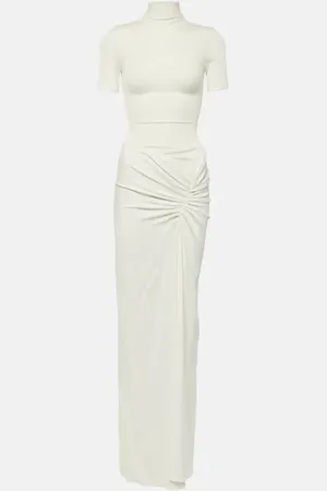CHRISTOPHER ESBER Vestido largo Fusion fruncido
