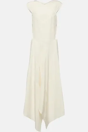 Joseph Vestido Danube de crepé de china de seda