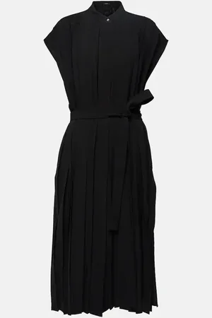 Joseph Vestido midi Davidge plisado