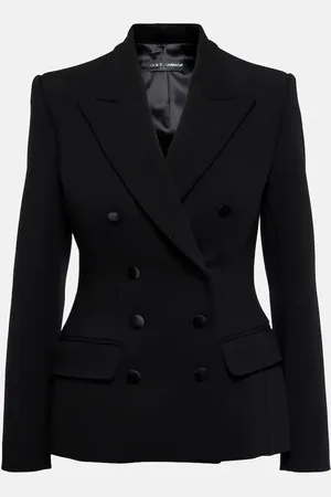 Dolce & Gabbana Chaqueta cruzada de mezcla de lana