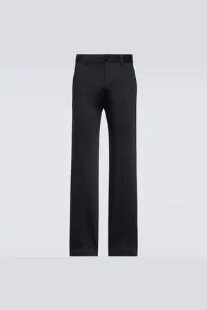 Ami Pantalones chinos rectos de algodón