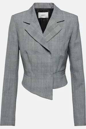 COPERNI Blazer de lana a cuadros príncipe de Gales