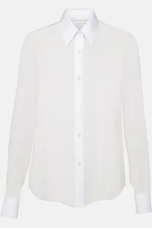 DRIES VAN NOTEN Camisa de algodón y seda