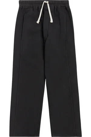 Rick Owens Pantalones deportivos de jersey de algodón