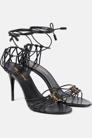 Saint Laurent Sandalias Babylone de piel