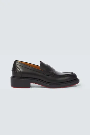 Christian Louboutin Mocasines Monogram de piel