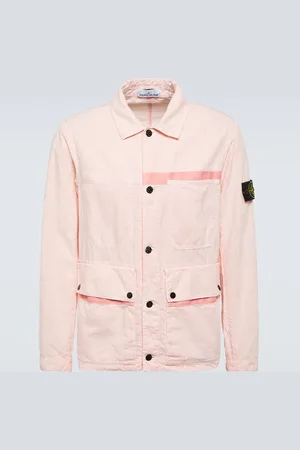 Stone Island Chaqueta de mezcla de lino