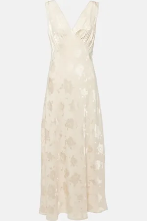 RIXO London Novia - vestido Sandrine en jacquard floral
