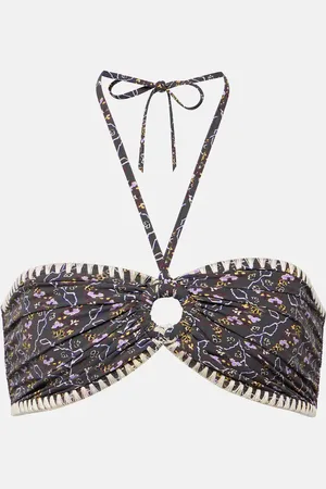 Marant Etoile Top de bikini Starneage de cuello halter