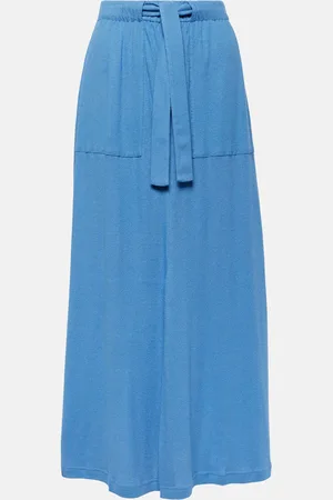 Max Mara Falda larga Mia Leisure de mezcla de lino