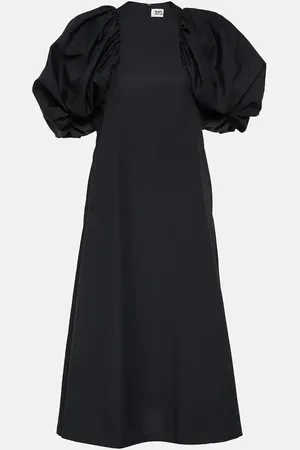 NOIR KEI NINOMIYA Vestido largo de popelín de algodón