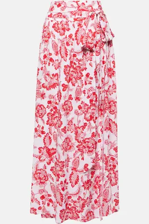 Melissa Odabash Falda larga Elsa estampada