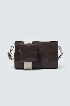 Bottega Veneta Bolso al hombro Cassette de piel Intreccio