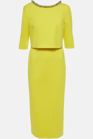 Dorothee Schumacher Vestido midi Emotional Essence adornado
