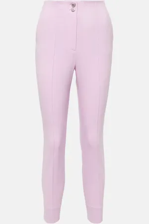 VERONICA BEARD Pantalones slim Kean de tiro alto
