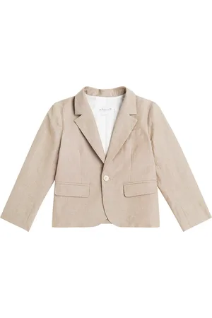 BONPOINT Blazer Aristide de lino y algodón