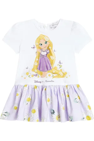 MONNALISA Bebé - vestido en jersey de algodón estampado