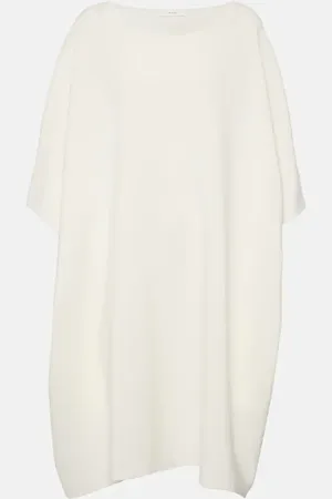 The Row Vestido midi oversized Abasi de lana y seda