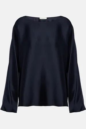 The Row Blusa Dylia de satén de seda