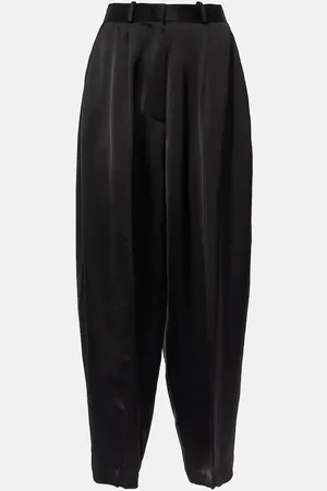CO Pantalones anchos de crepé satén