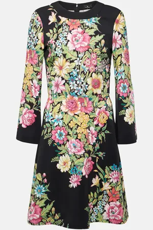 Etro Vestido corto floral