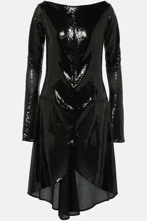 Courrèges Courrèges Vestido midi Ellipse con lentejuelas