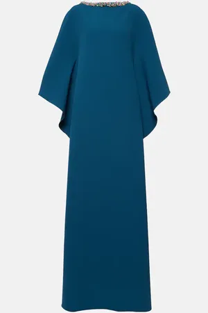 Safiyaa Vestido de fiesta Amarella de crepé
