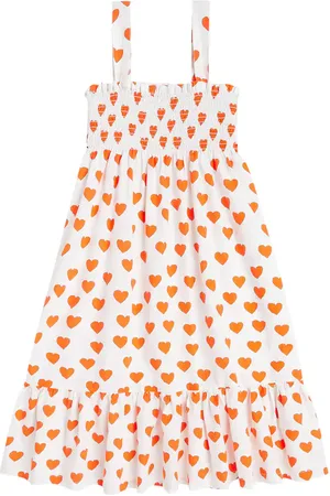 Tiny Cottons Vestido Hearts de popelín de algodón