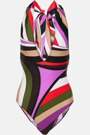 Puccini Bañador Iride con cuello halter