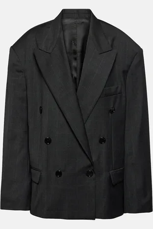 Isabel Marant Blazer Klero de lana virgen a cuadros