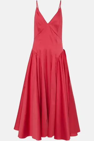 TOVE Vestido midi Solene de algodón