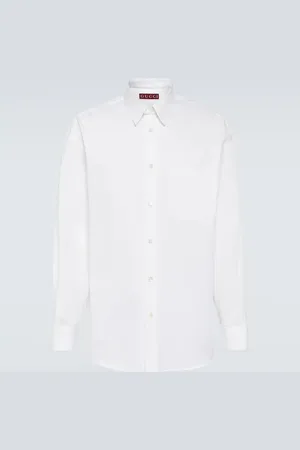 Gucci Camisa de popelín de algodón