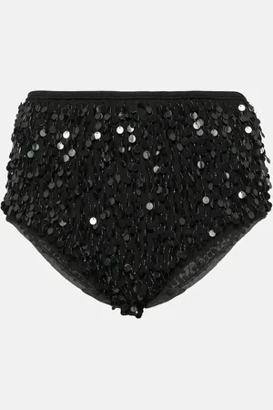 Maison Margiela Braga de seda con lentejuelas