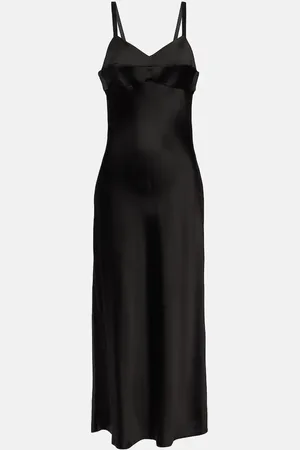 Khaite Vestido lencero Joely de satén