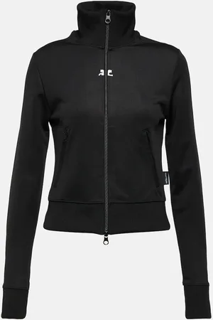 Courrèges Courrèges Chaqueta deportiva de jersey con logo