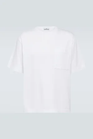 Stone Island Camiseta de jersey de algodón