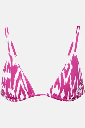 ERES Top de bikini triangular Sun estampado