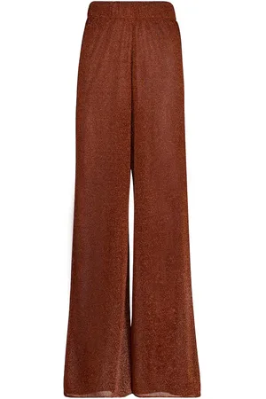 Oseree Oséree Pantalones anchos Lumière tiro alto