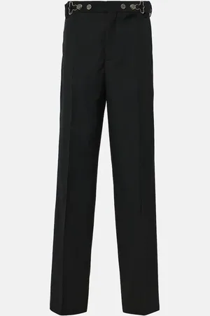 Jean Paul Gaultier Pantalones rectos de lana