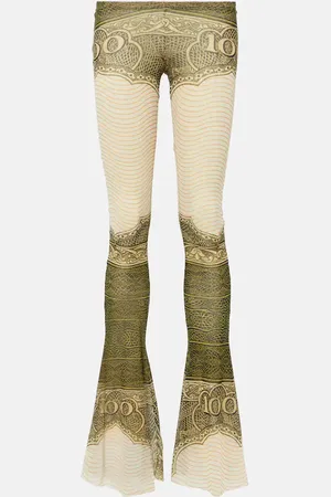 Jean Paul Gaultier Pantalones flared estampados