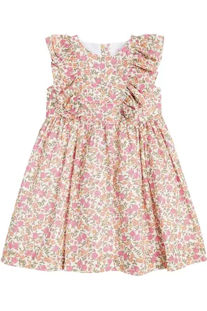 La Coqueta Vestido Lourdes floral con volantes