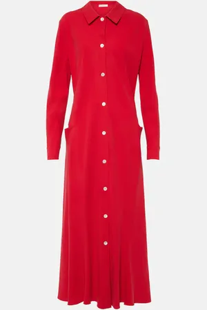 The Row Vestido camisero Myra de seda