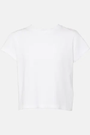 AGOLDE Camiseta cropped Adine de algodón