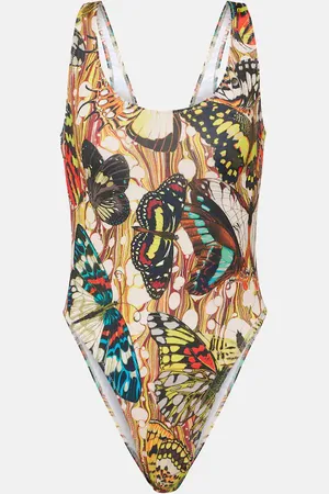 Jean Paul Gaultier Bañador Papillon estampado