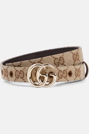 Gucci Cinturón GG Marmont de lona