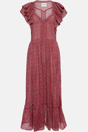 Marant Etoile Vestido midi Godralia de algodón