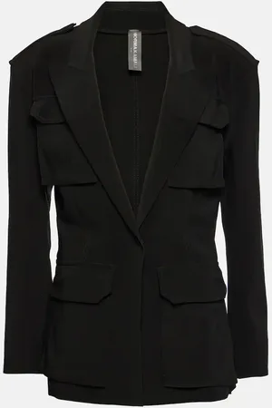 Norma Kamali Blazer de botonadura simple