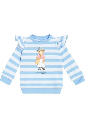 Ralph Lauren Bebé - sudadera Polo Bear de mezcla de algodón